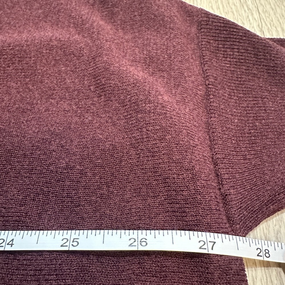 April Marin Maroon Sweater One Size Oversized Knit Top Sweater. Lagenlook‎ Boxy - Picture 4 of 7